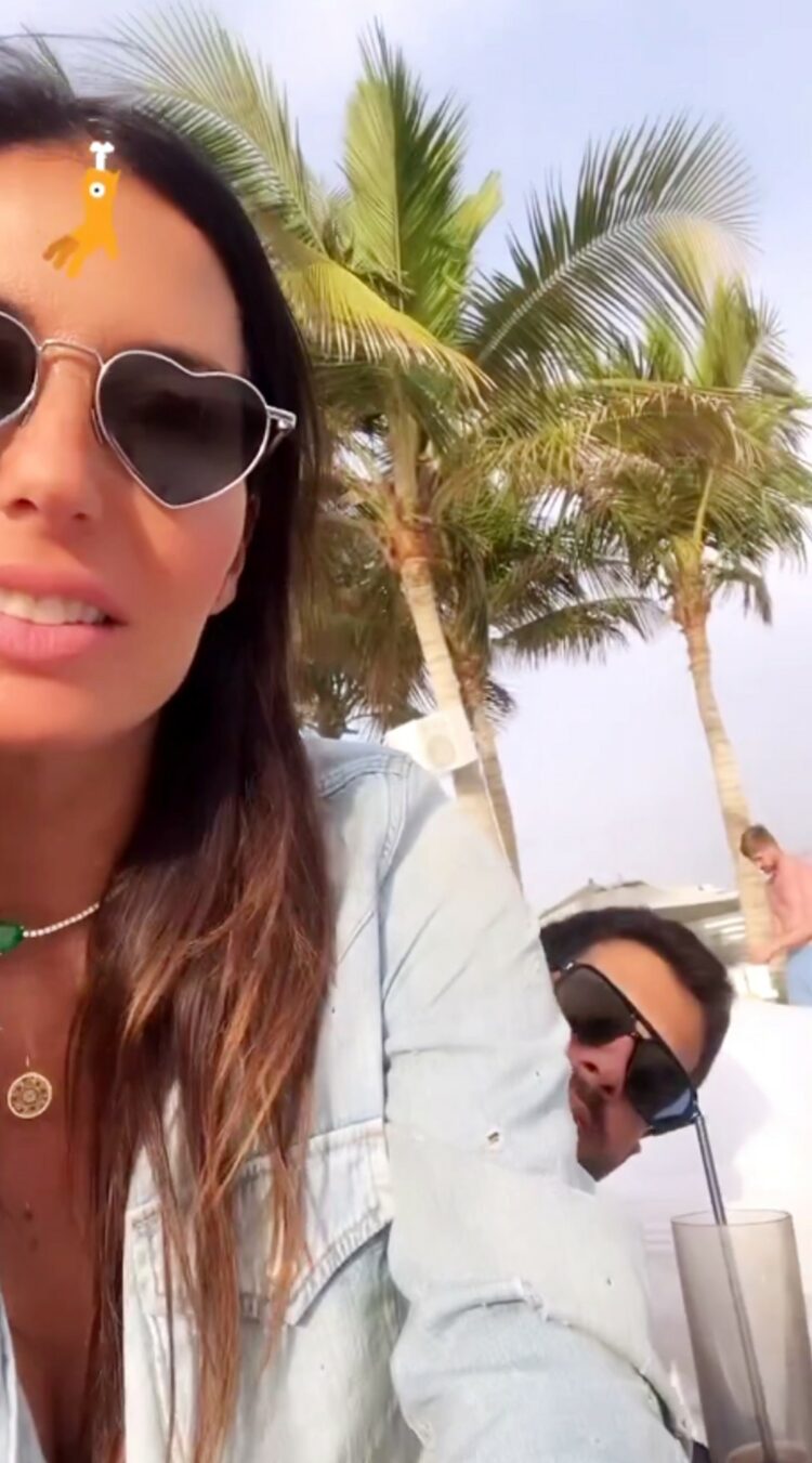 Elisabetta Gregoraci A Dubai Con Giulio Fratini Prima Immagine Social