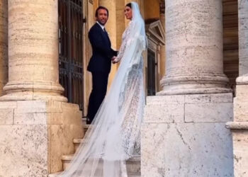 Matrimonio vip con pancione a Roma per Giorgia Venturini