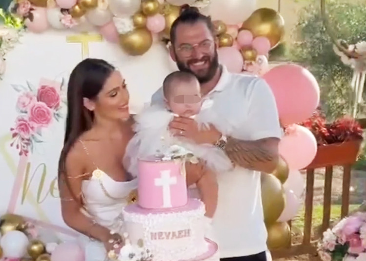 Alessia Macari battezza la figlia 