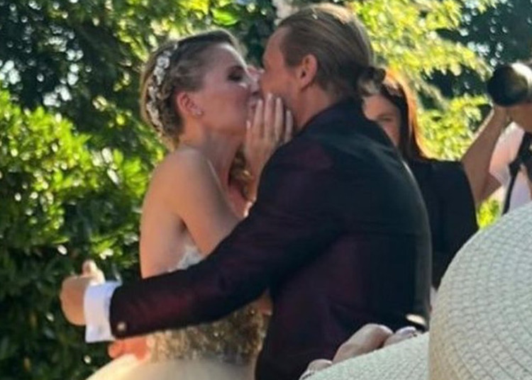 Davide Silvestri ha voluto un matrimonio ‘contadino’ Davide Silvestri ha voluto un matrimonio ‘contadino’