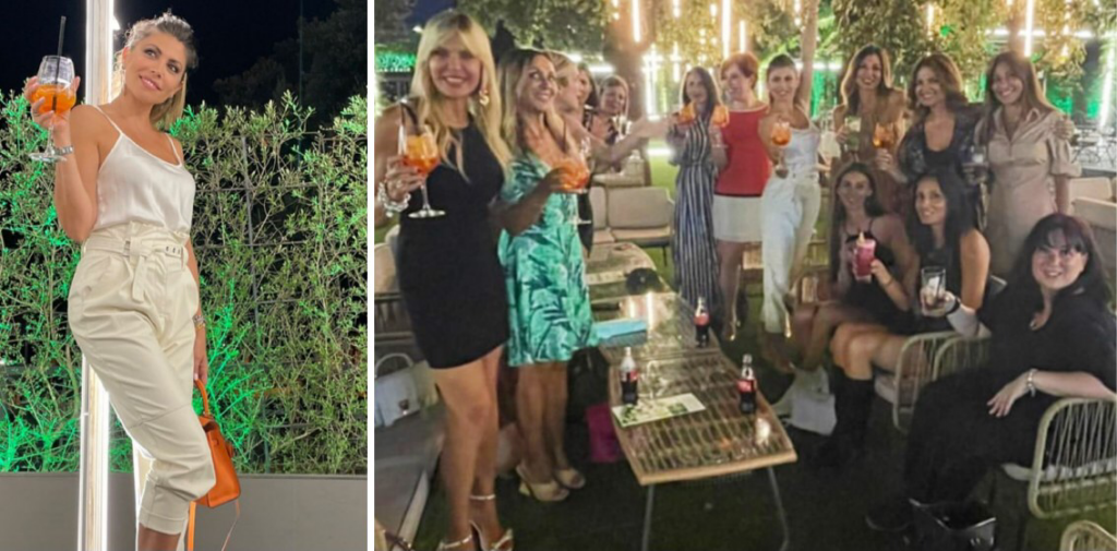 Flora Canto festeggia l'addio al nubilato con le amiche a Ponza Flora Canto festeggia l'addio al nubilato con le amiche a Ponza