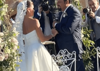 Enrico Brignano e Flora Canto: l'album delle nozze