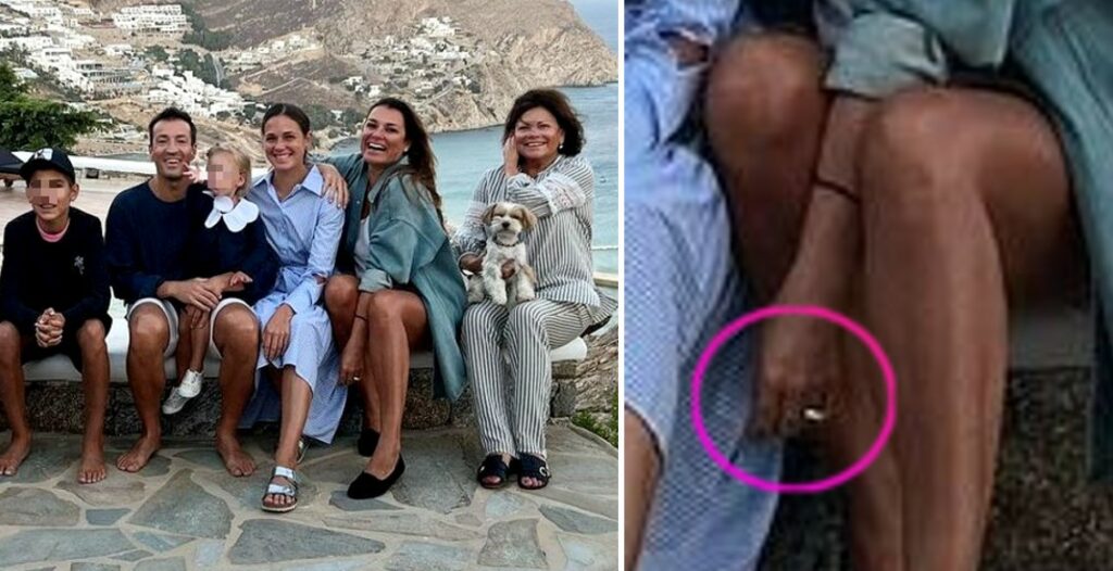 Alena Seredova sfoggia l’anello di fidanzamento: al dito spunta un gioiello enorme