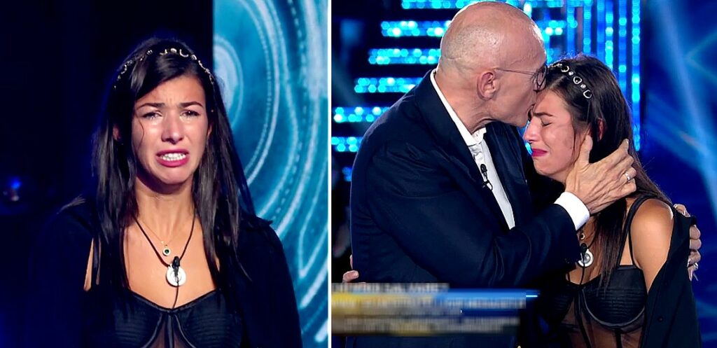 Ginevra Lamborghini in preda a una crisi isterica per la squalifica: piange per la brutta figura, ma non per la frase a Marco Bellavia Ginevra Lamborghini in preda a una crisi isterica per la squalifica: piange per la brutta figura, ma non per la frase a Marco Bellavia