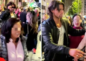 Luca Onestini preso d’assalto per le vie di Madrid: in Spagna è famosissimo, guarda