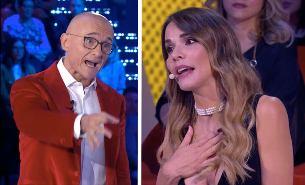 Lite in diretta tra Signorini e Sara Manfuso al GF Vip, Alfonso furioso la caccia dallo studio: ecco cos’è successo