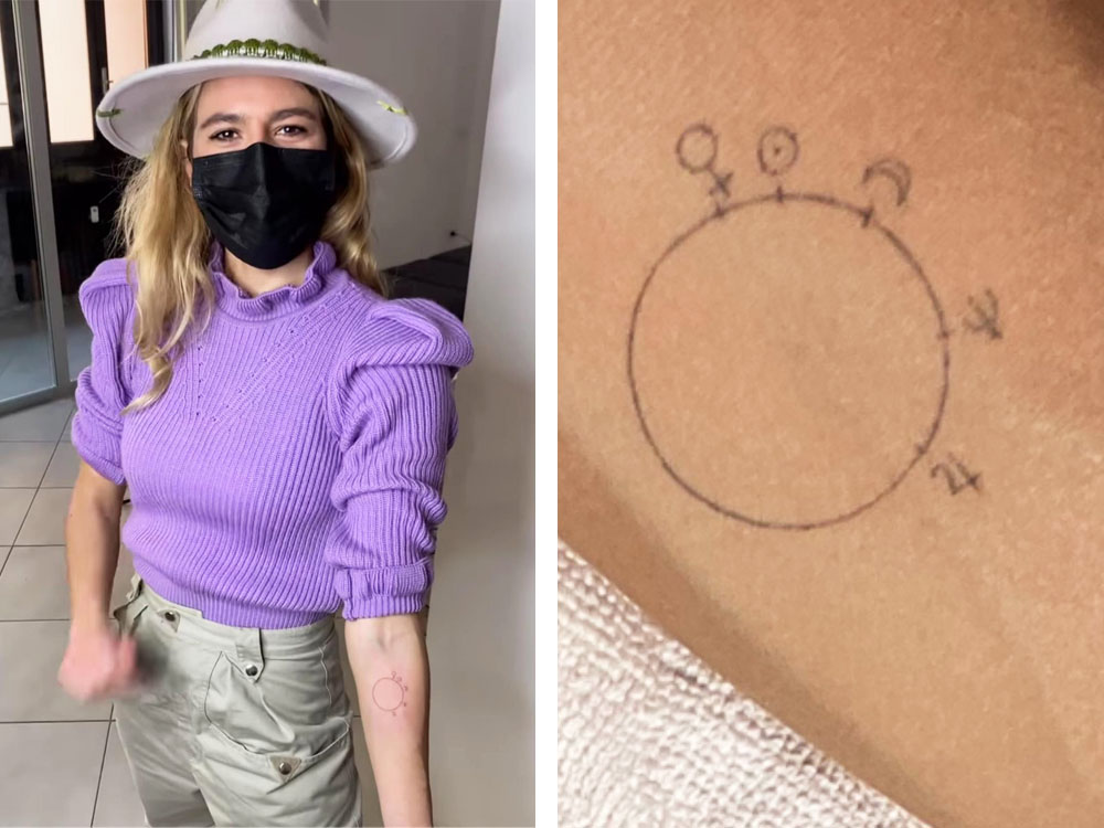 Cristina Marino spiega il significato del suo ultimo tatuaggio all'interno dell’avambraccio Cristina Marino spiega il significato del suo ultimo tatuaggio all'interno dell’avambraccio