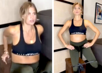 Cristina Marino, moglie di Luca Argentero, patita del fitness anche in gravidanza! Guarda come si allena col pancione