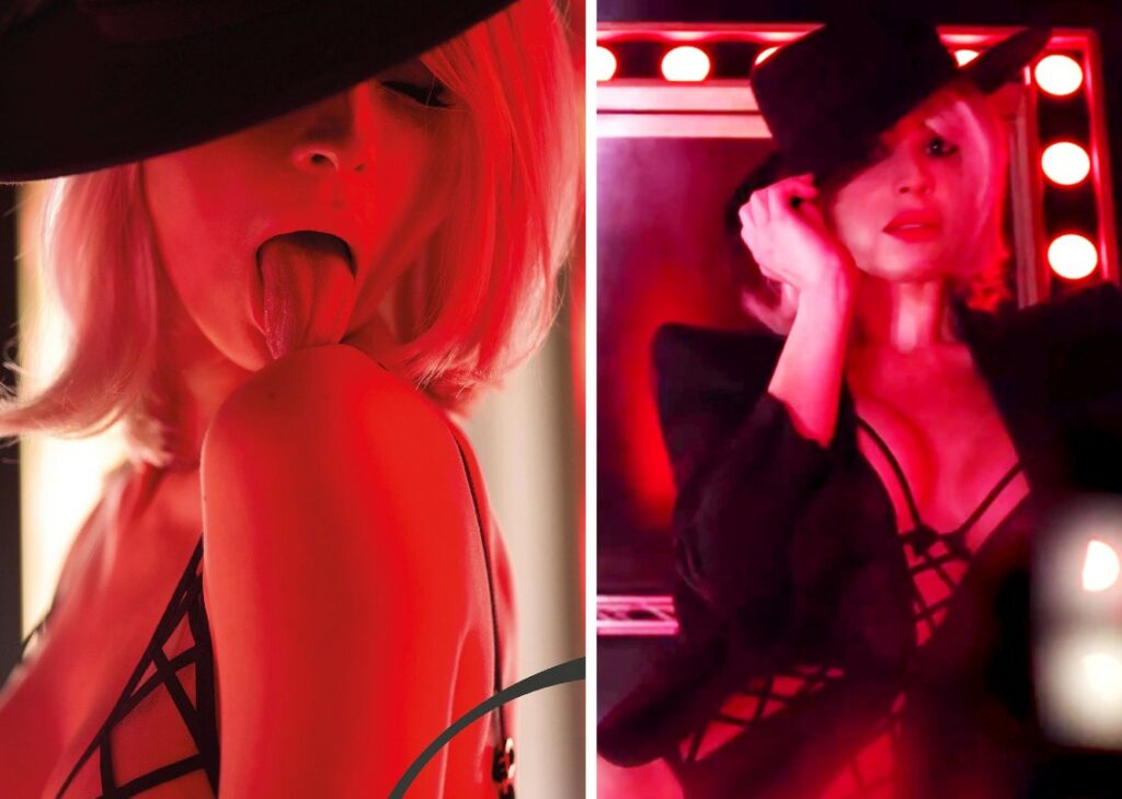 La moglie di Francesco Facchinetti è supersexy 'bondage style' per pubblicizzare la sua nuova linea cosmetica La moglie di Francesco Facchinetti è supersexy 'bondage style' per pubblicizzare la sua nuova linea cosmetica