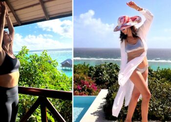 Caterina Balivo per Capodanno è volata ai Caraibi