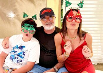 Gregoraci e Briatore in Kenya con Nathan