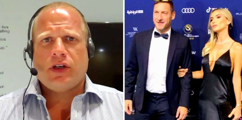 L'ex marito di Noemi per la prima volta in tv contro la Bocchi: ''Totti ha fatto un errore'' L'ex marito di Noemi per la prima volta in tv contro la Bocchi: ''Totti ha fatto un errore''