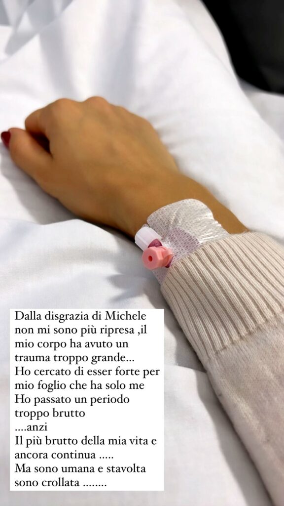 Paola Caruso in ospedale Non mi sono ripresa dalla disgrazia