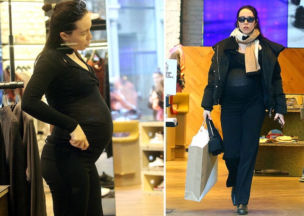 Incinta senza rinunciare ai look fashion, Aurora Ramazzotti fa shopping premaman all'ottavo mese: foto Incinta senza rinunciare ai look fashion, Aurora Ramazzotti fa shopping premaman all'ottavo mese: foto