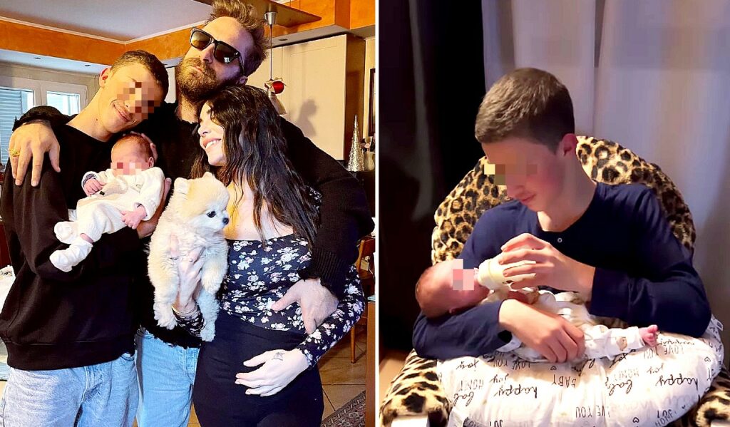 Stefano Corti e Bianca Atzei, grande famiglia allargata