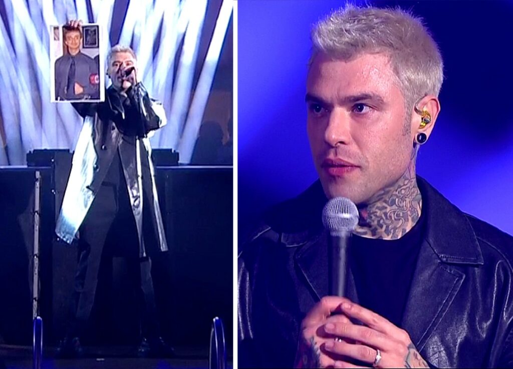 Fedez nella bufera per il freestyle a Sanremo contro il politico leghista ''vestito da nazista'', lui: ''Mi assumo tutta la responsabilità''