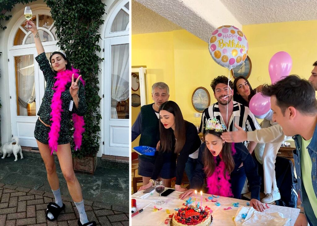 Cecilia Rodriguez stacca il telefono e festeggia 33 anni in famiglia sul lago: foto