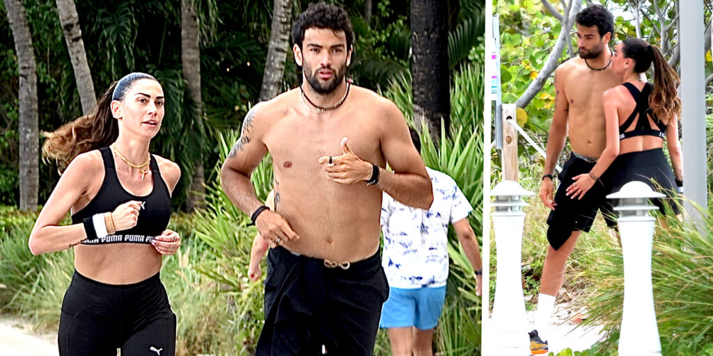 Melissa Satta e Matteo Berrettini in amore corrono: paparazzati mentre fanno jogging insieme a Miami, foto Melissa Satta e Matteo Berrettini in amore corrono: paparazzati mentre fanno jogging insieme a Miami, foto