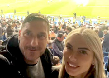 Francesco Totti e la compagna Noemi Bocchi insieme a Madrid: foto