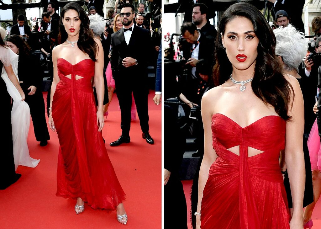 Cecilia Rodriguez incanta il Festival di Cannes 2023 in rosso: le foto