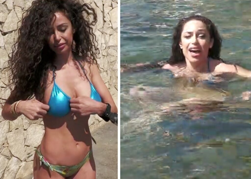 Raffaella Fico in bikini fa il bagno nel mare ancora gelato per festeggiare lo scudetto del Napoli: guarda Raffaella Fico in bikini fa il bagno nel mare ancora gelato per festeggiare lo scudetto del Napoli: guarda
