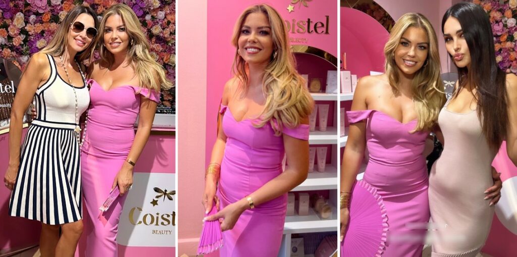 Costanza Caracciolo festeggia col marito Bobo Vieri e le amiche vip l'apertura del suo negozio a Milano: foto