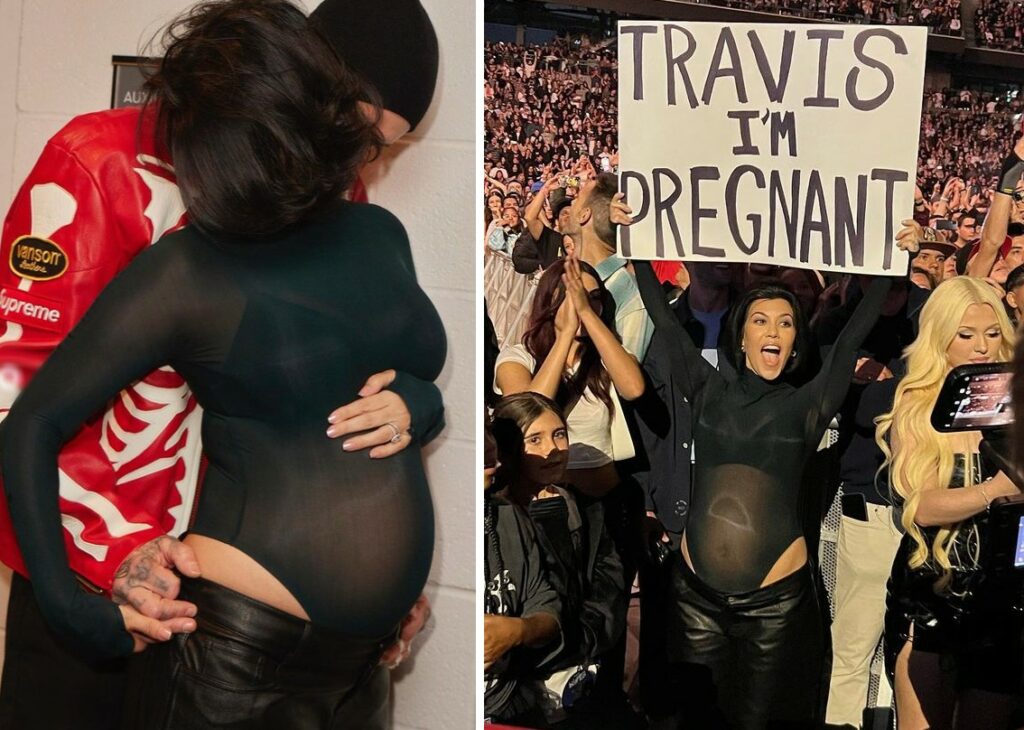 Kourtney Kardashian annuncia al marito di essere incinta in un modo incredibile