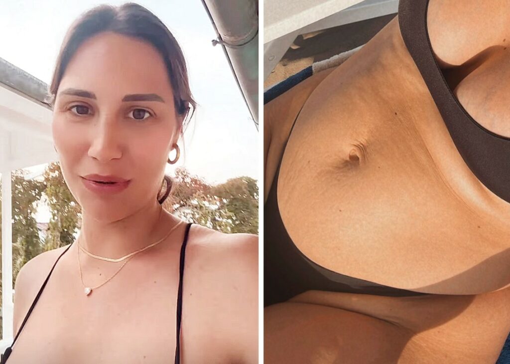 ''Non è piatta...'': Beatrice Valli mostra la pancia a due mesi dal parto ''Non è piatta...'': Beatrice Valli mostra la pancia a due mesi dal parto