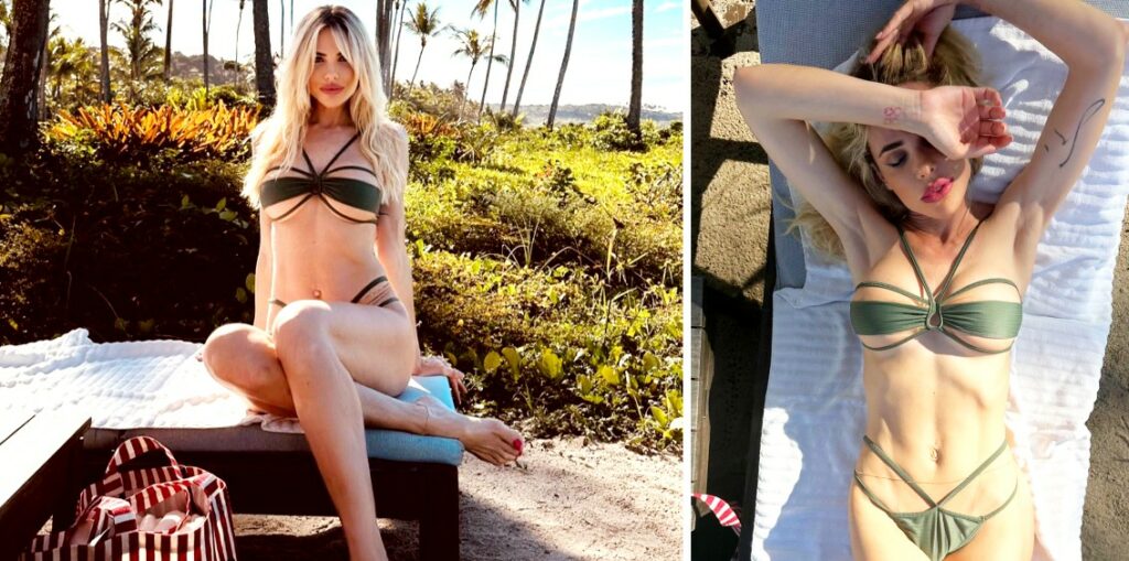 Ilary Blasi si fa fotografare dal fidanzato con il microbikini sexy: guarda