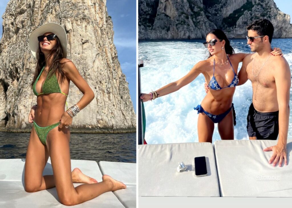Elisabetta Gregoraci esce allo scoperto col fidanzato Giulio Fratini: romantica vacanza a Capri, foto
