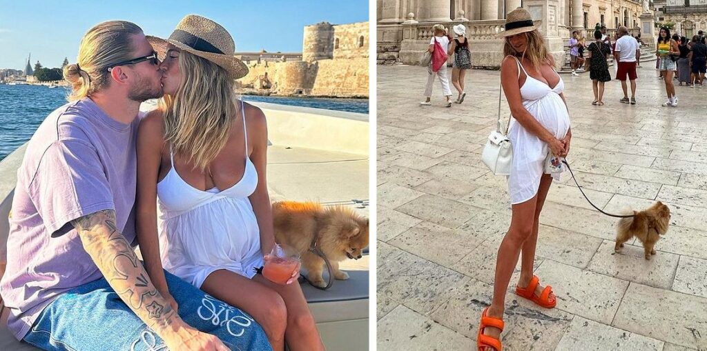 Diletta Leotta si gode le ultime ore prima di diventare mamma: baci, sole e amore con Loris in Sicilia, foto