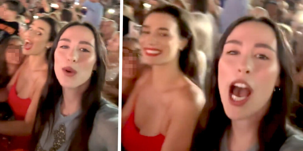 Aurora Ramazzotti e la nuova fidanzata di papà Eros, Dalila Gelsomino, complici al concerto in Sicilia: foto