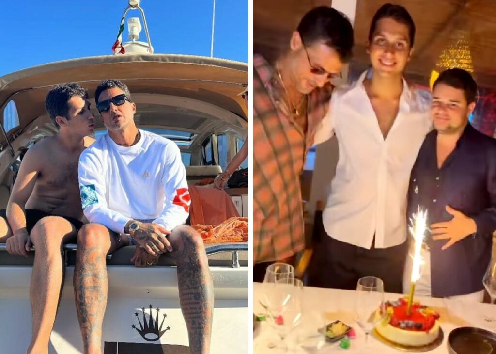 Carlos Corona festeggia 21 anni a Porto Cervo: party in disco con papà Fabrizio e altri volti noti, foto Carlos Corona festeggia 21 anni a Porto Cervo: party in disco con papà Fabrizio e altri volti noti, foto