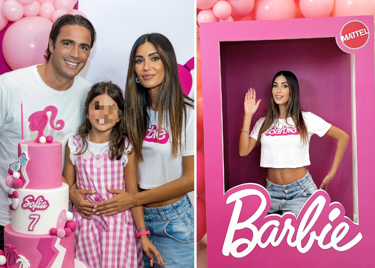 Federica Nargi, il compleanno a tema Barbie della figlia Sofia