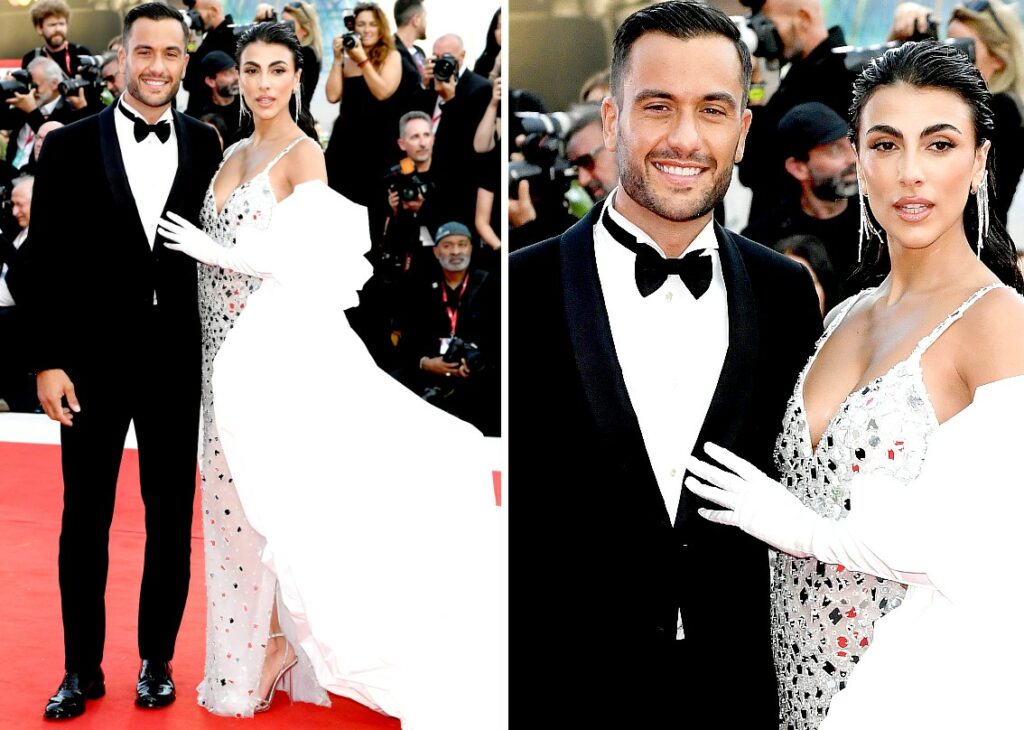 Giulia Salemi e Pierpaolo Pretelli sul red carpet a Venezia in coppia, sembrano due sposi: foto Giulia Salemi e Pierpaolo Pretelli sul red carpet a Venezia in coppia, sembrano due sposi: foto