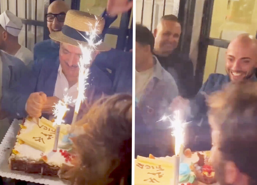 Sulla sua torta di compleanno compare la scritta ''W la fi*a'', Stefano De Martino applaude e scoppia la polemica