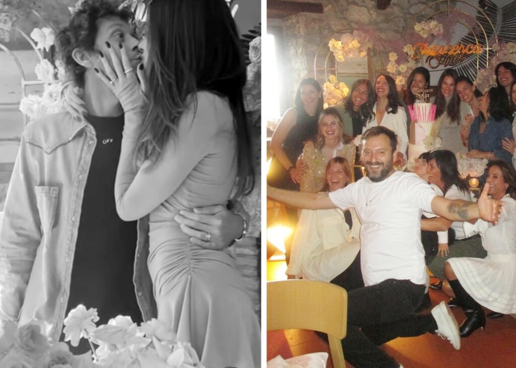 Valentino Rossi festeggia i 30 anni della sua fidanzata Francesca Sofia Novello, c'è anche Cesare Cremonini: foto