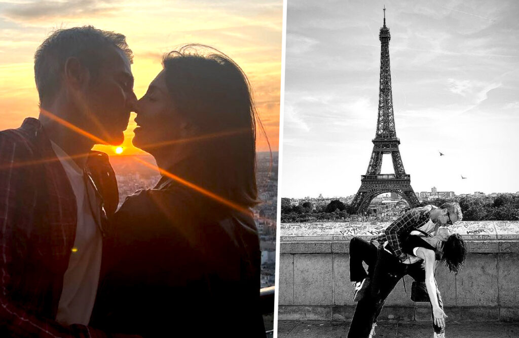 Alessia Mancini e il marito Flavio Montrucchio festeggiano 20 anni di matrimonio con un romantico viaggio a Parigi: foto Alessia Mancini e il marito Flavio Montrucchio festeggiano 20 anni di matrimonio con un romantico viaggio a Parigi: foto