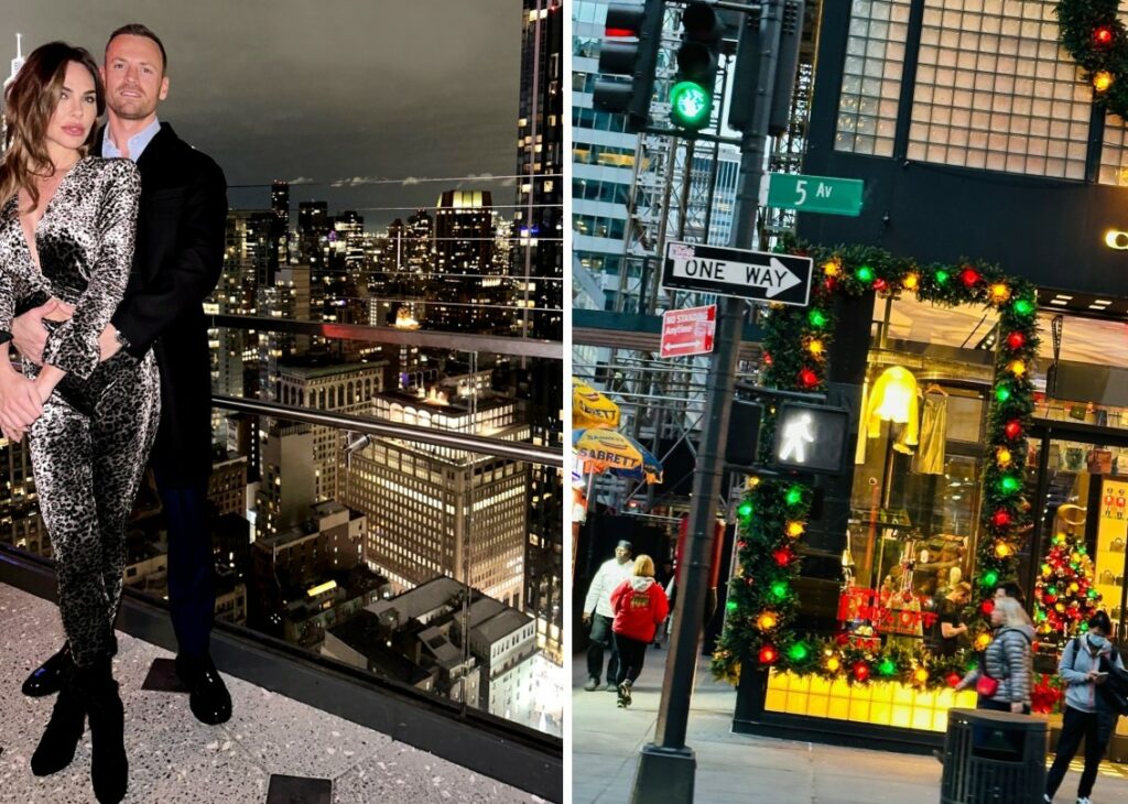 Ilary Blasi e il nuovo fidanzato Bastian Muller festeggiano un anno d'amore a New York: le immagini