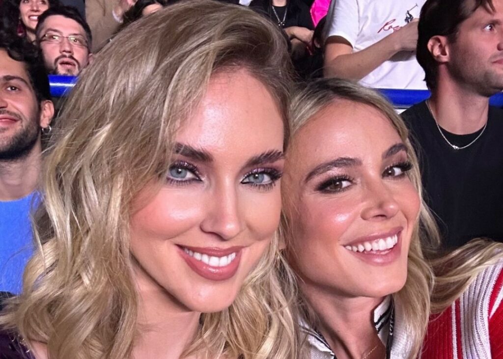 Chiara Ferragni e Diletta Leotta, amiche del cuore di Elodie, in prima fila al concerto milanese della cantante: guarda