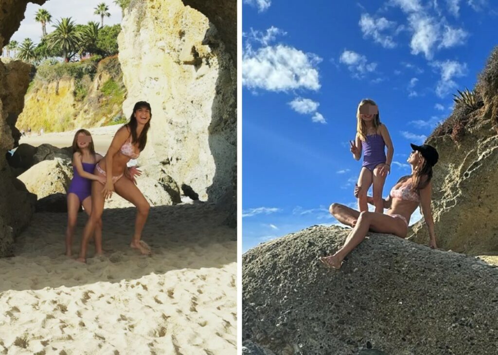 Elisabetta Canalis si prepara al primo Natale dopo la separazione dal marito: con la figlia al mare a Laguna Beach