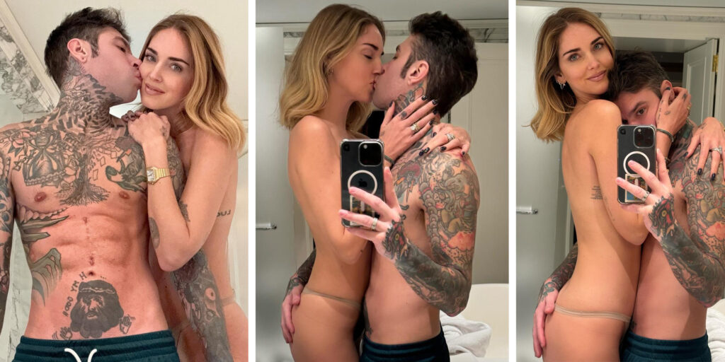 Fedez e Chiara Ferragni durante la vacanza in Svizzera postano scatti super hot: foto