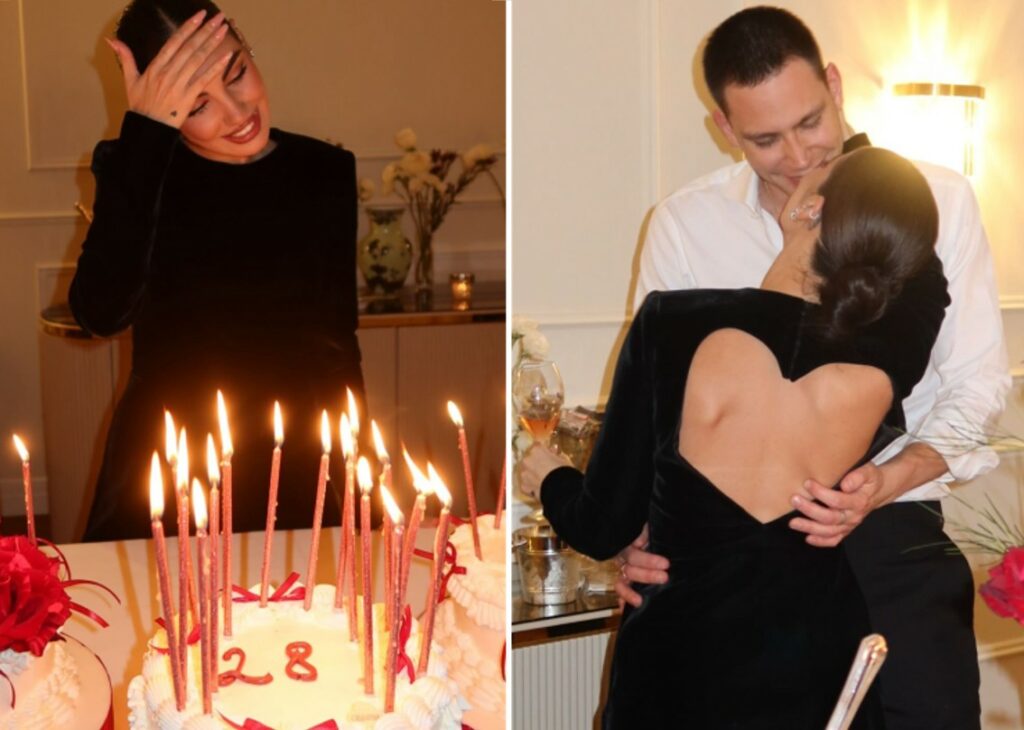 Giulia De Lellis festeggia 28 anni, il party di compleanno con tre torte e i baci passionali al fidanzato Carlo Beretta: foto Giulia De Lellis festeggia 28 anni, il party di compleanno con tre torte e i baci passionali al fidanzato Carlo Beretta: foto