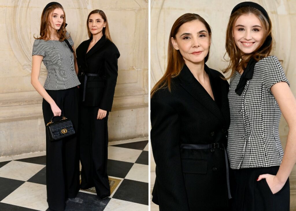 Vittoria di Savoia, primogenita 20enne di Emanuele Filiberto di Savoia, bellissima alle sfilate di Parigi con mamma Clotilde: guarda