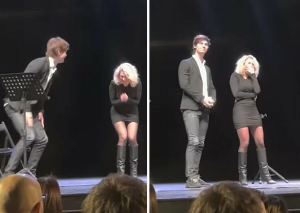 ''Lo so che è grosso, l'ho visto in doccia'': cos'ha detto Teo Mammucari sulle dimensioni intime del figlio di Rocco Siffredi