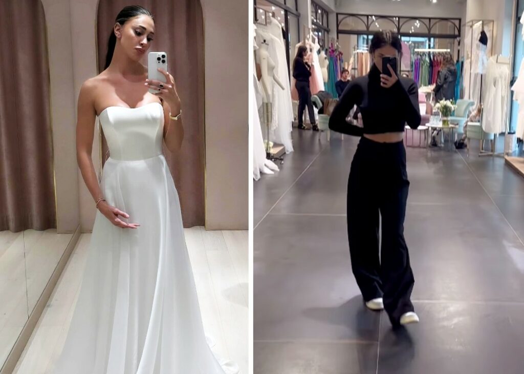 Belen Rodriguez va a provare l'abito da damigella d'onore per il matrimonio della sorella Cecilia, che l’accompagna: guarda Belen Rodriguez va a provare l'abito da damigella d'onore per il matrimonio della sorella Cecilia, che l’accompagna: guarda