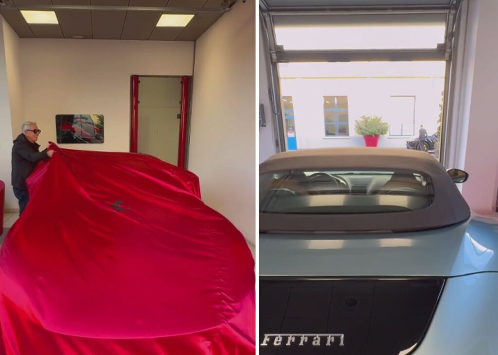 Fedez ritira la sua nuova costosissima auto: le immagini del rapper con la Ferrari Roma da 250.000 euro configurata dal papà Fedez ritira la sua nuova costosissima auto: le immagini del rapper con la Ferrari Roma da 250.000 euro configurata dal papà