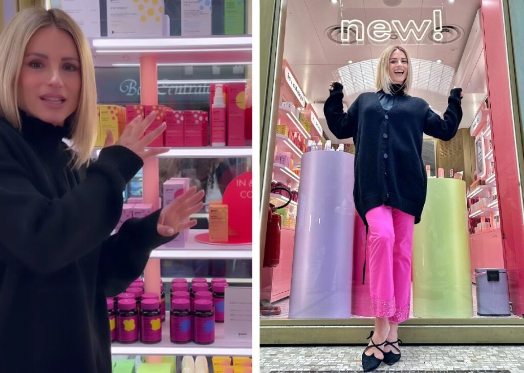 ''Che emozione!'': Michelle Hunziker contiene a stento la gioia per l'apertura del primo negozio del suo brand a Milano, guarda ''Che emozione!'': Michelle Hunziker contiene a stento la gioia per l'apertura del primo negozio del suo brand a Milano, guarda