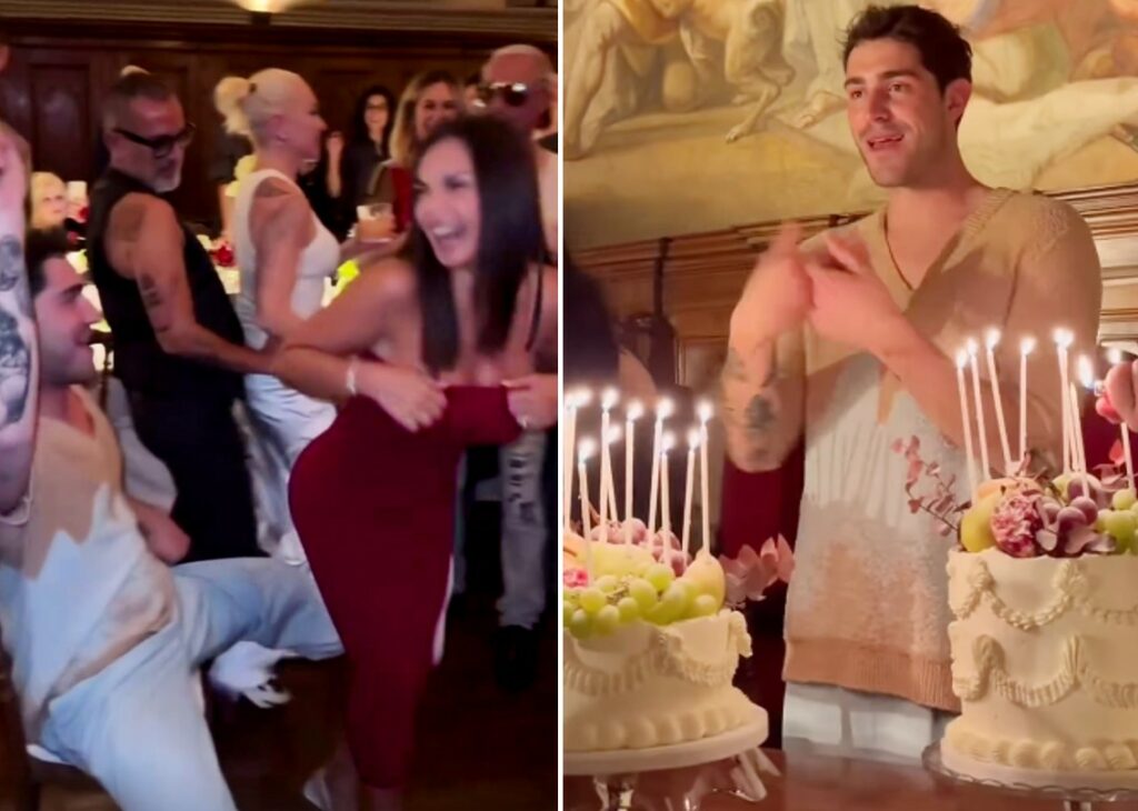 Tommaso Zorzi festeggia i 29 anni con una cena piena di amici vip, la più scatenata è Elettra Lamborghini: guarda Tommaso Zorzi festeggia i 29 anni con una cena piena di amici vip, la più scatenata è Elettra Lamborghini: guarda