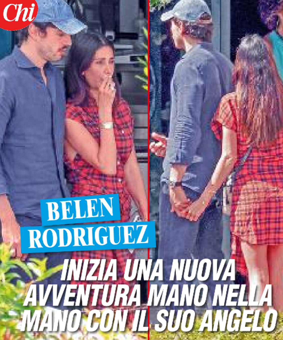 Belen Rodriguez e il presunto nuovo fidanzato Angelo paparazzati mano
